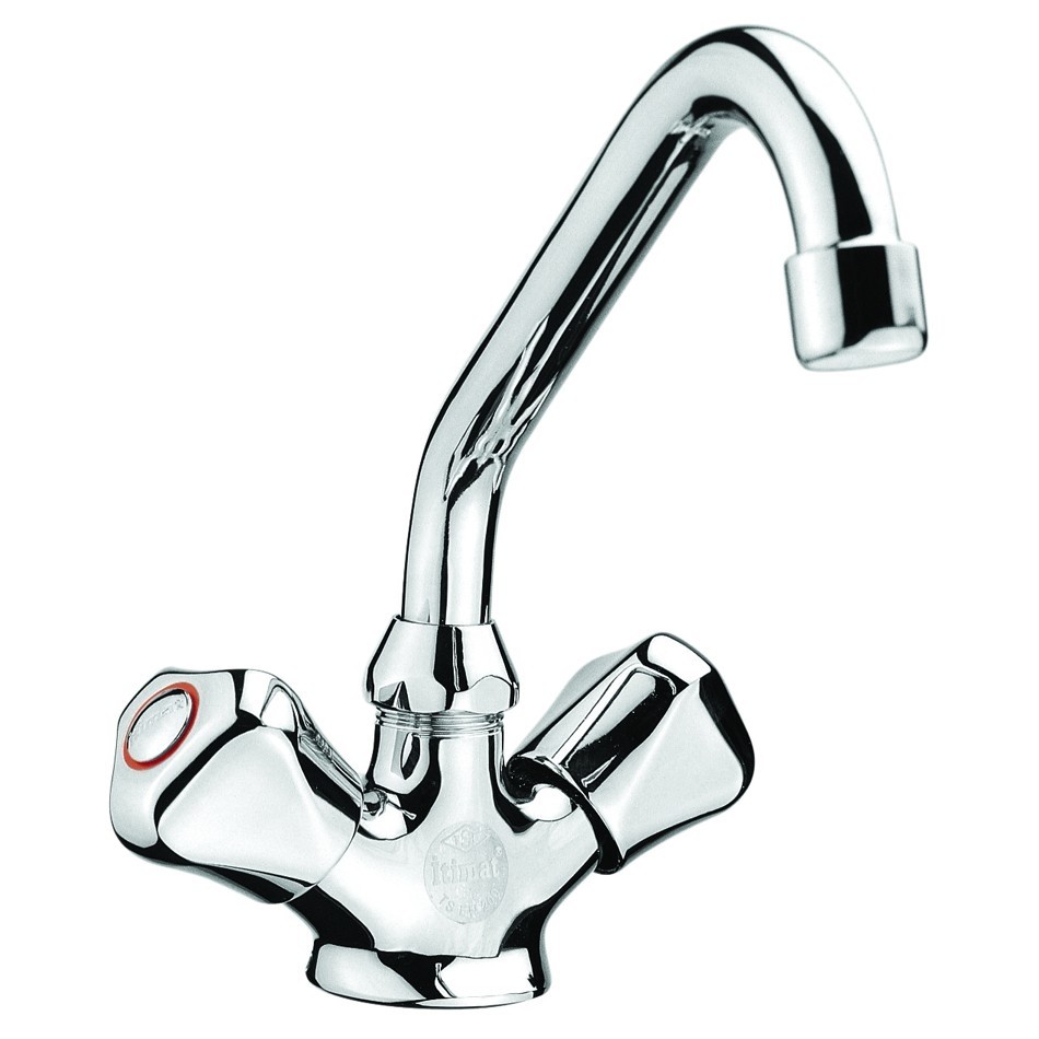 İTİMAT ALFA LAVABO BATARYASI (KISA KUĞU) (10pcs)